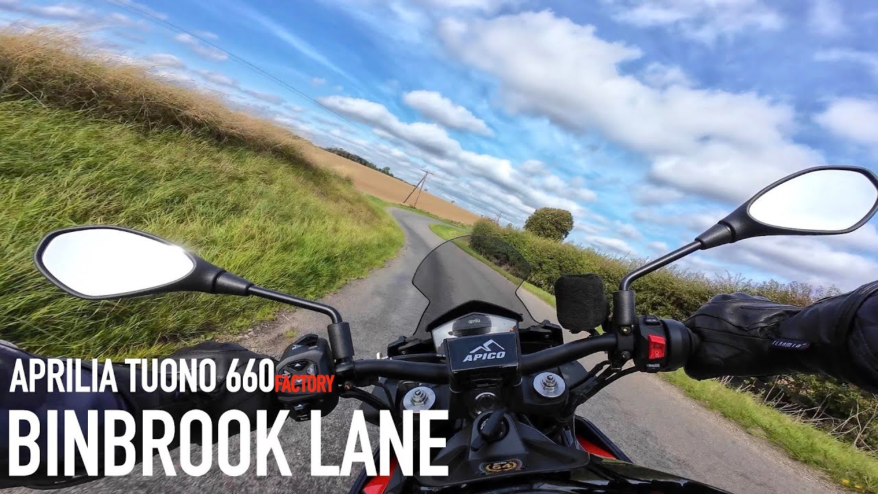 Aprilia Tuono 660 Factory | Binbrook Lane | Windy Autumnal Day