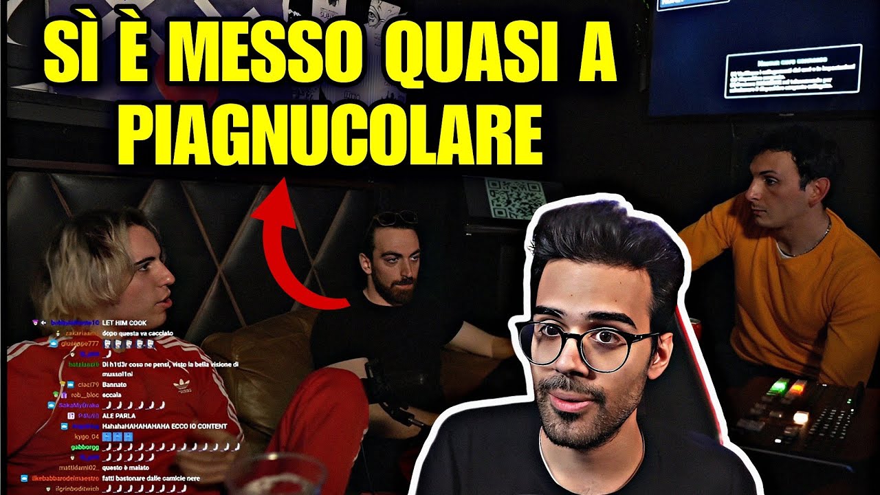 ALESSANDRO dei THESHOW CRITICA DARIO MOCCIA per il COMPORTAMENTO AVUTO NELL'ULTIMA LIVE CON GRENBAUD