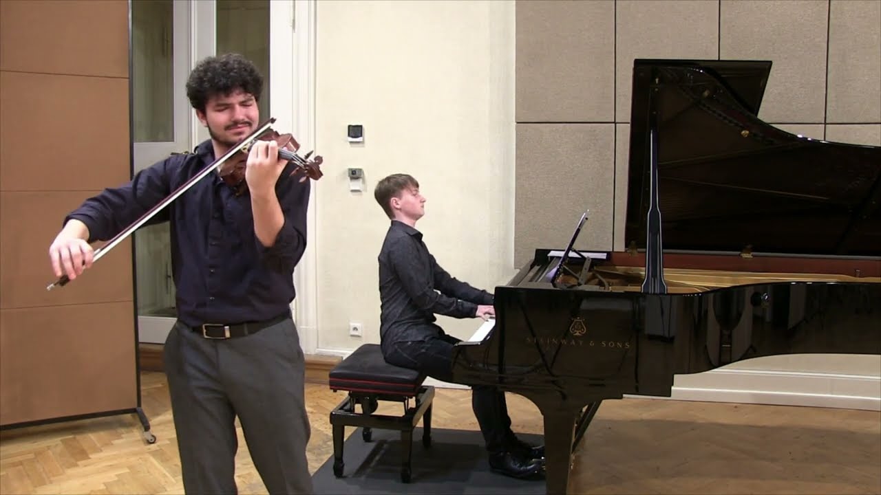 R. Glière - Romance for violin and piano in D, Op. 3 - D. Matejča, J. Schulmeister