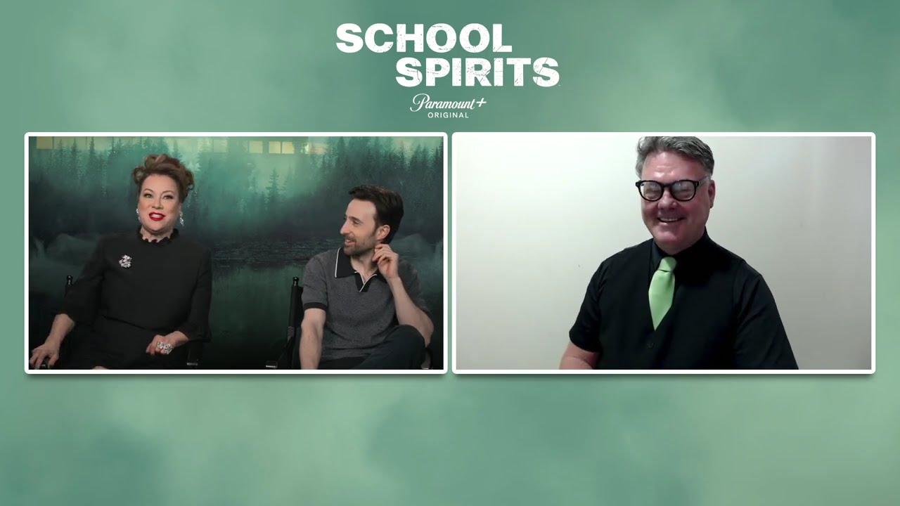 Jennifer Tilly + Josh  Zuckerman SCHOOL SPIRITS discussion