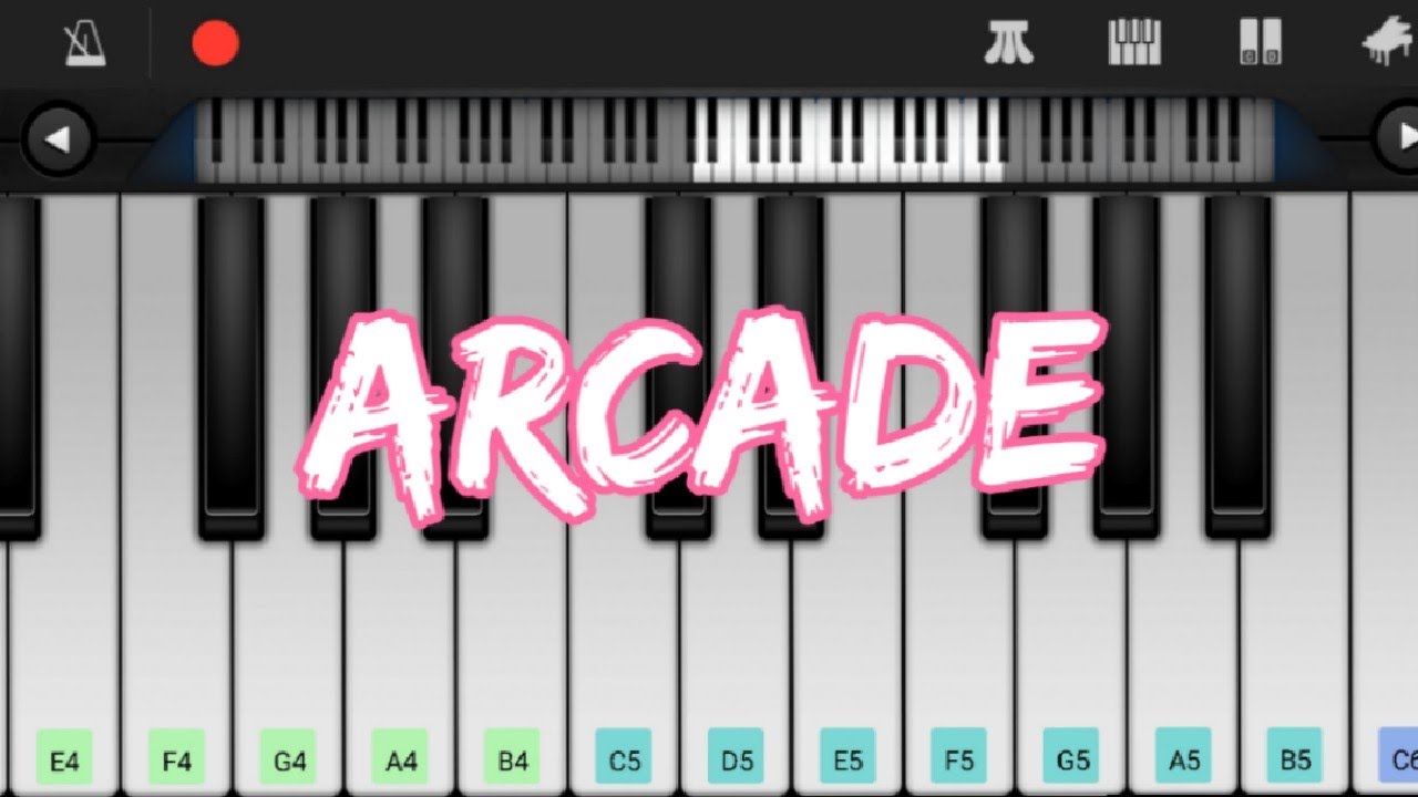 Arcade - perfect piano playing !