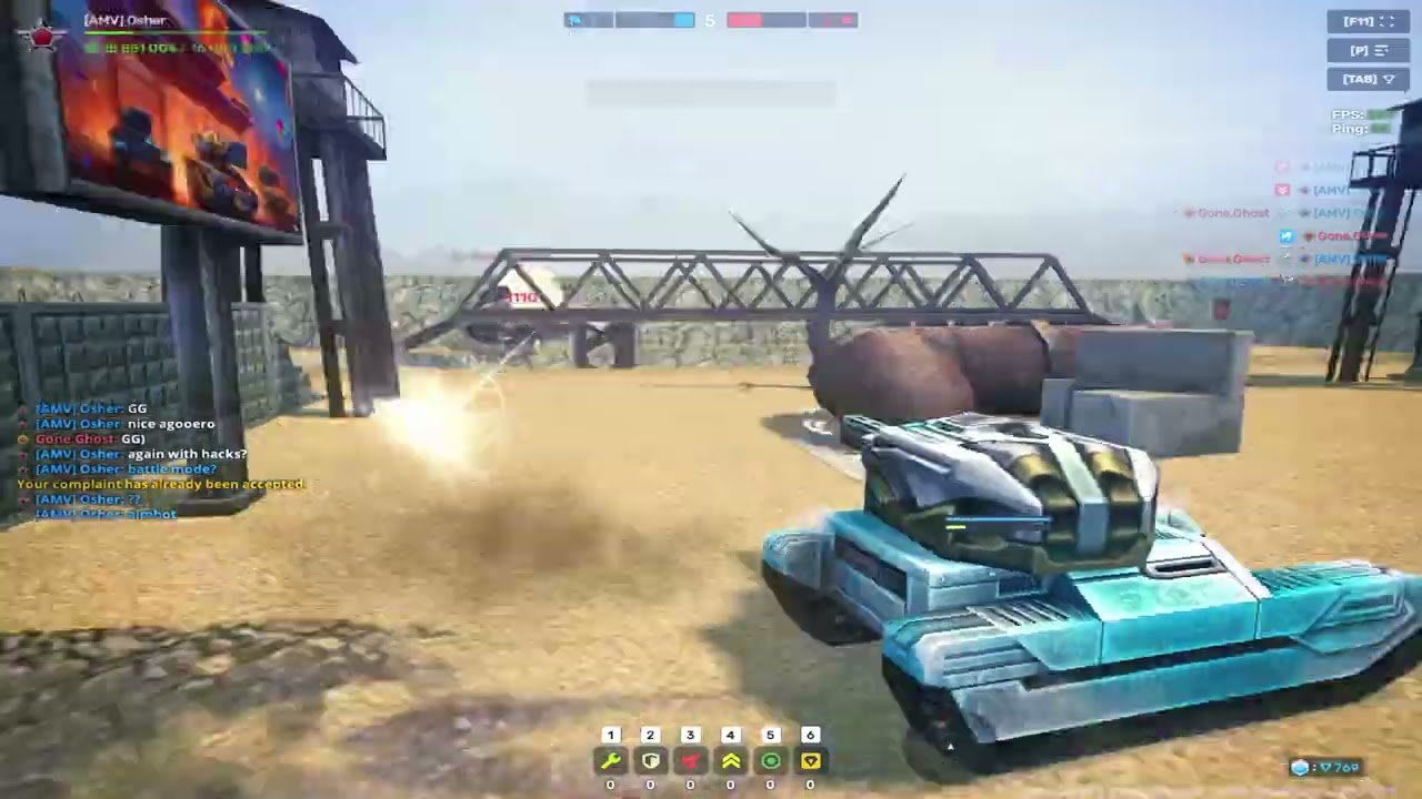 Tanki Online | Osher VS Gone.Ghost [Menum/Agueroooo] (Aimbot)