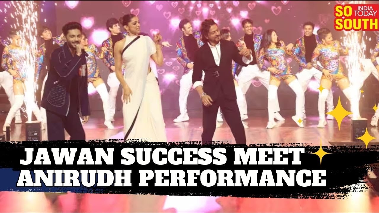 Anirudh Performance | Jawan Success Celebration | Shahrukh Khan, Deepika Padukone, Atlee| SoSouth