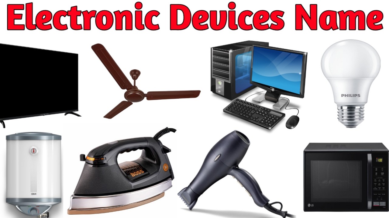 Названия электроприборов | 10 названий электротоваров для детей | Изучение бытовой техники