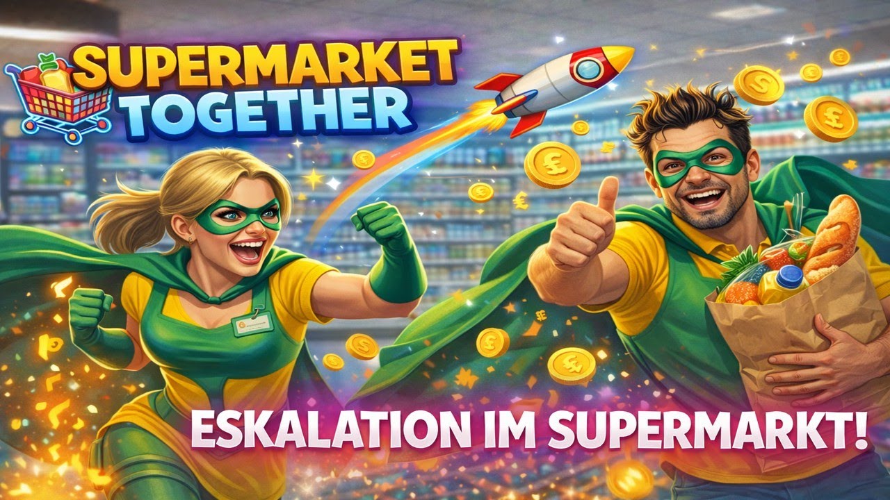 Wir retten unseren Supermarkt!!!!!!! Supermarkt Together Live!!!!