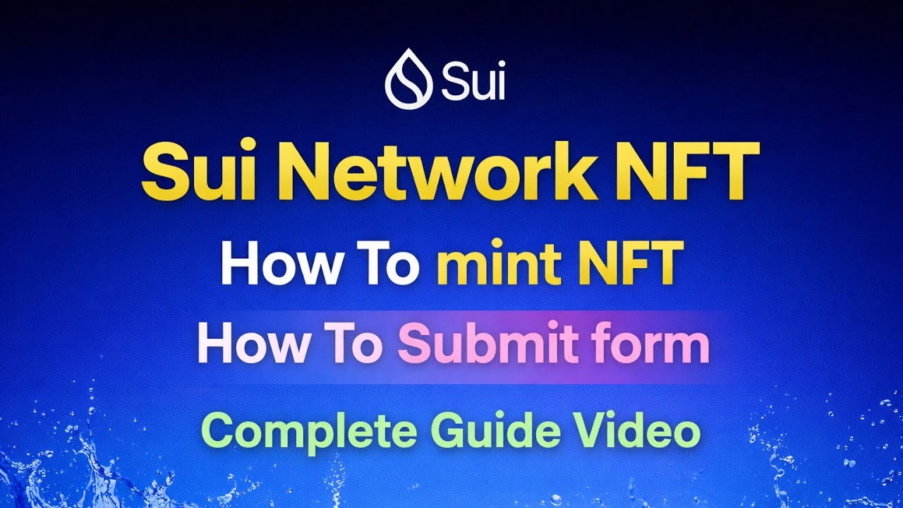How to Mint Sui Network NFT | (Step by Step Guide) | #Sui