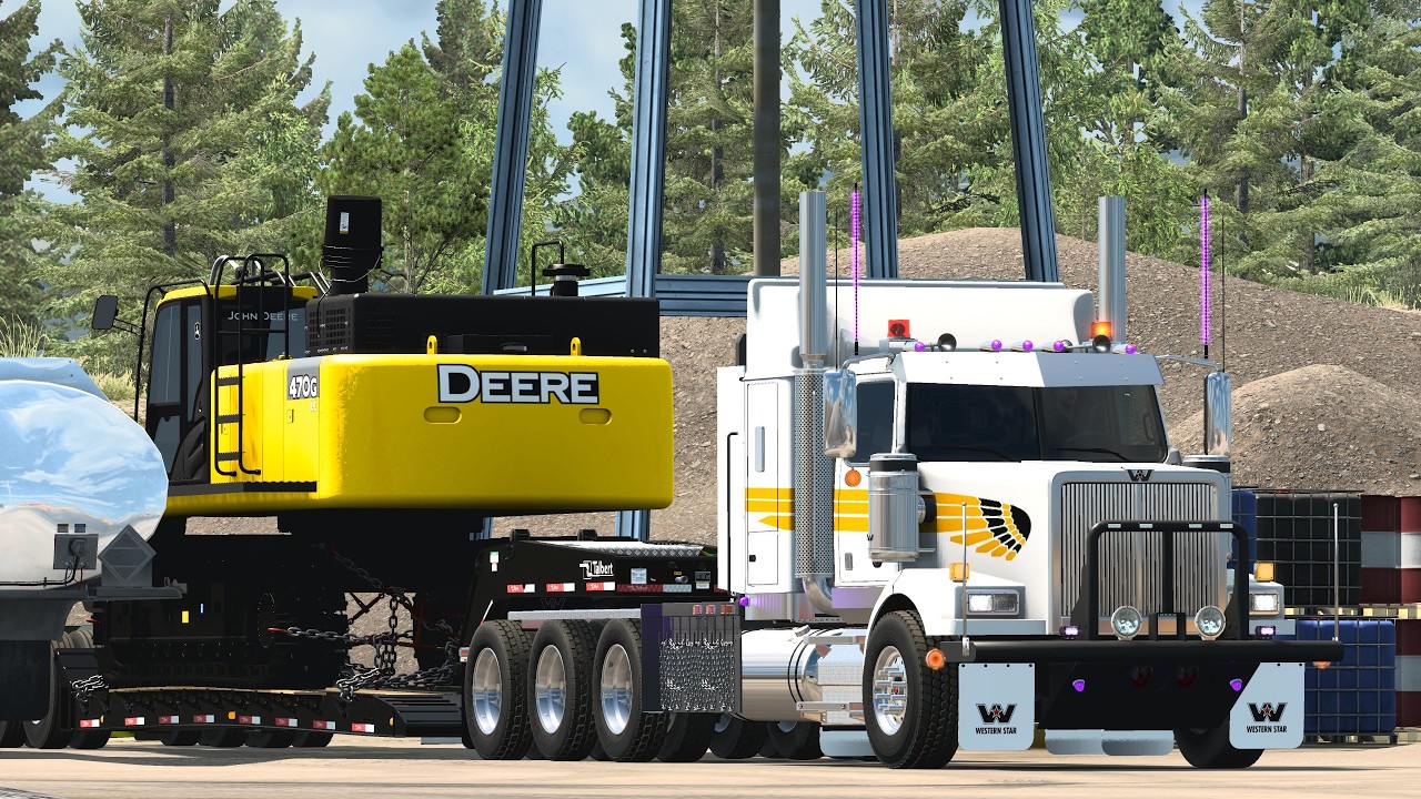 ATS Featuring Fresh update to the Zeemods DD60 12.7L Stock and HDC's renovated Western Star