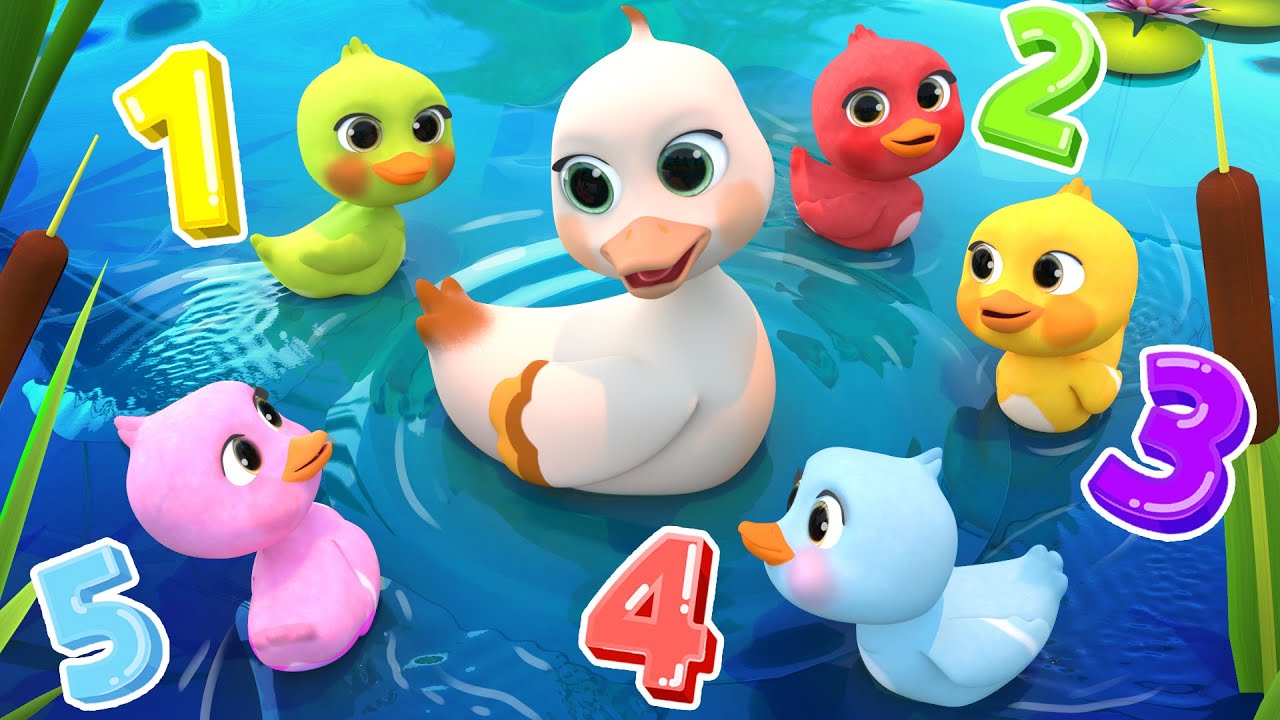 Five Little Ducks Song | Lalafun Nursery Rhymes & Kids Songs