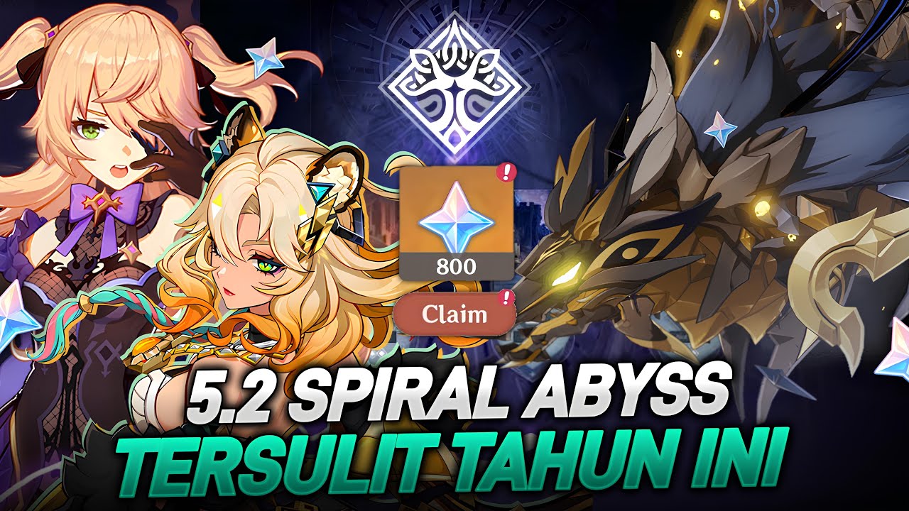 5.2.2 Spiral Abyss! Kena Mental Dek? | Genshin Impact Indonesia