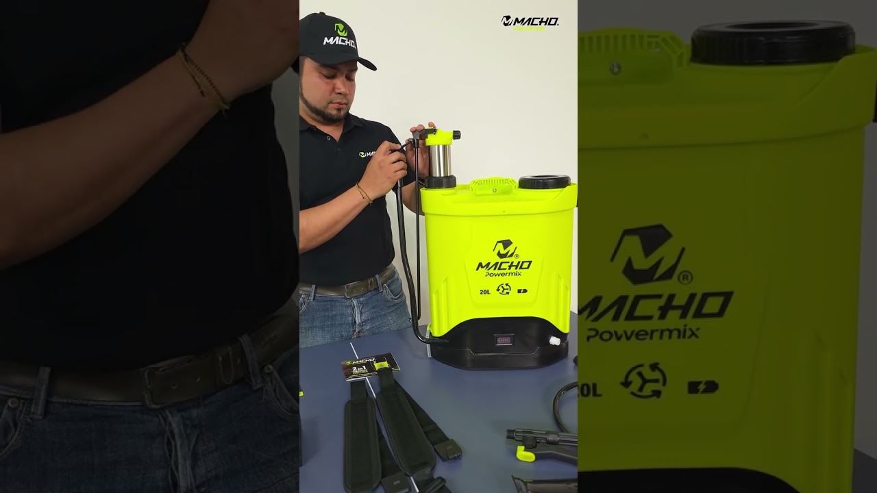 Como armar tu fumigadora híbrida Macho® PowerMix