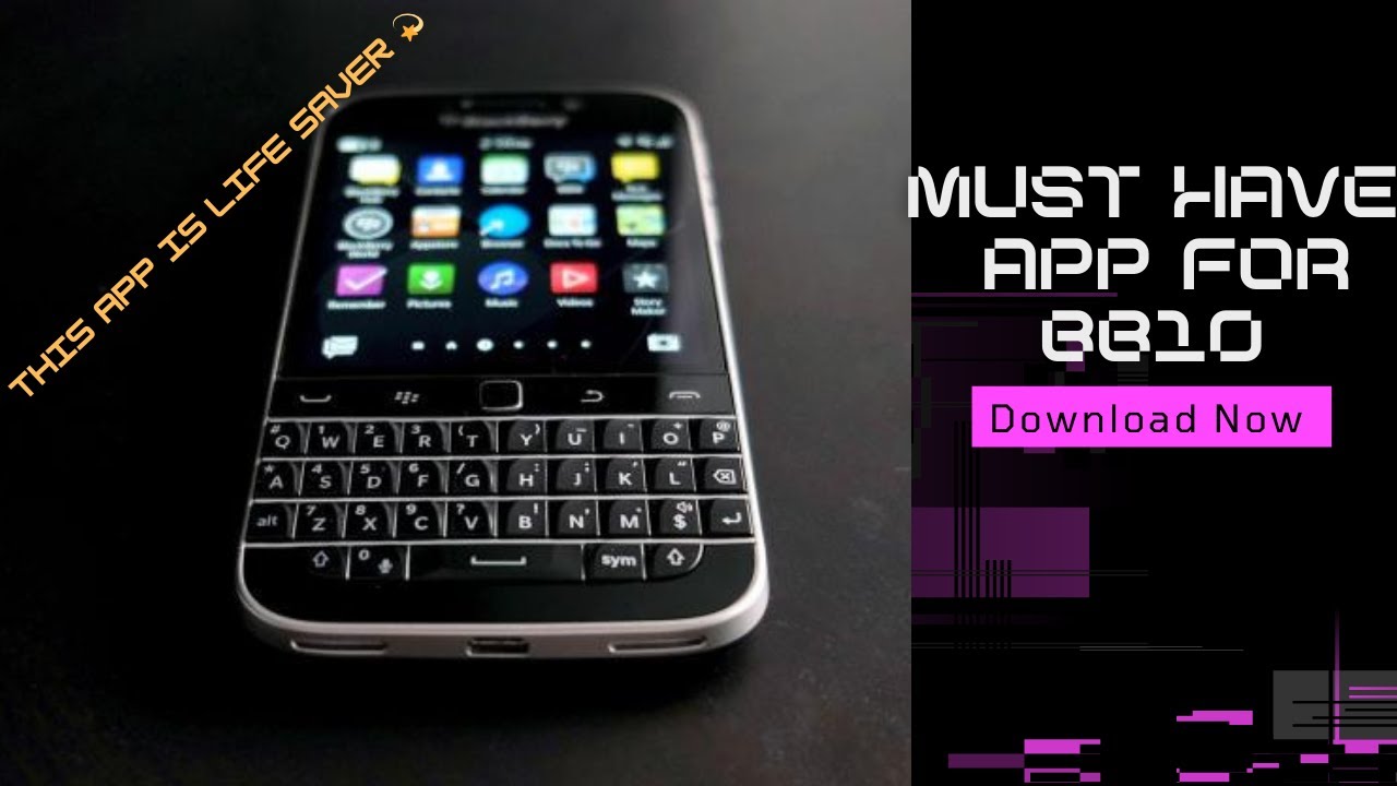 Must-Have App for BlackBerry 10 in 2025! | Natives10 🚀📱