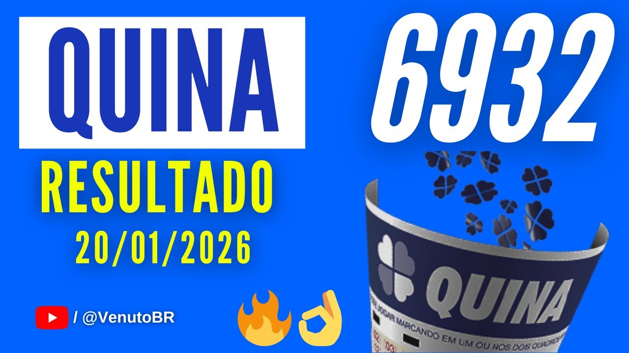 🍀 RESULTADO QUINA 6932