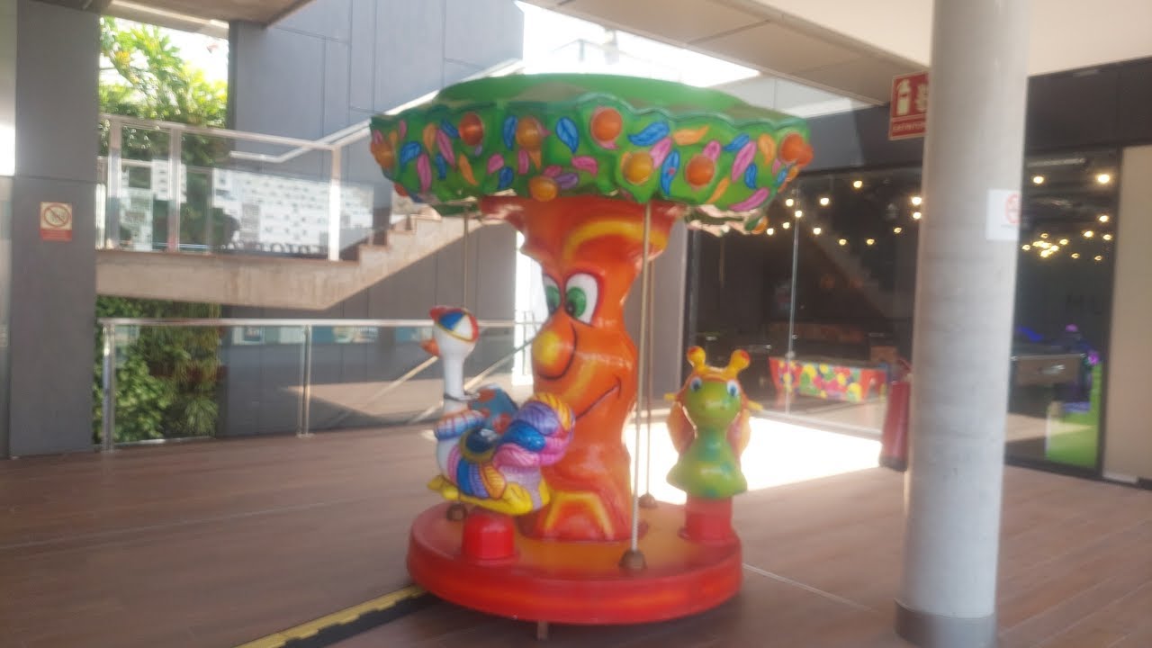 2000s Falgas Tutti Fruitti Carousel Kiddie Ride