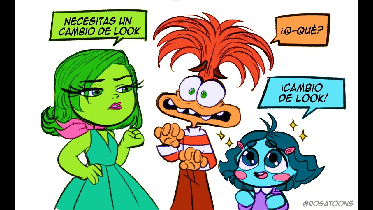 Cambio de look para Ansiedad (fandub) #insideout #fandub #fandubespañollatino