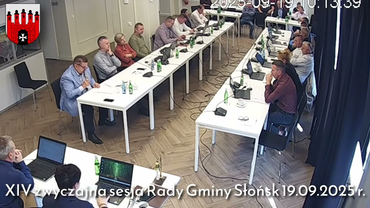 XIV zwyczajna sesja Rady Gminy Słońsk 19.09.2025 r
