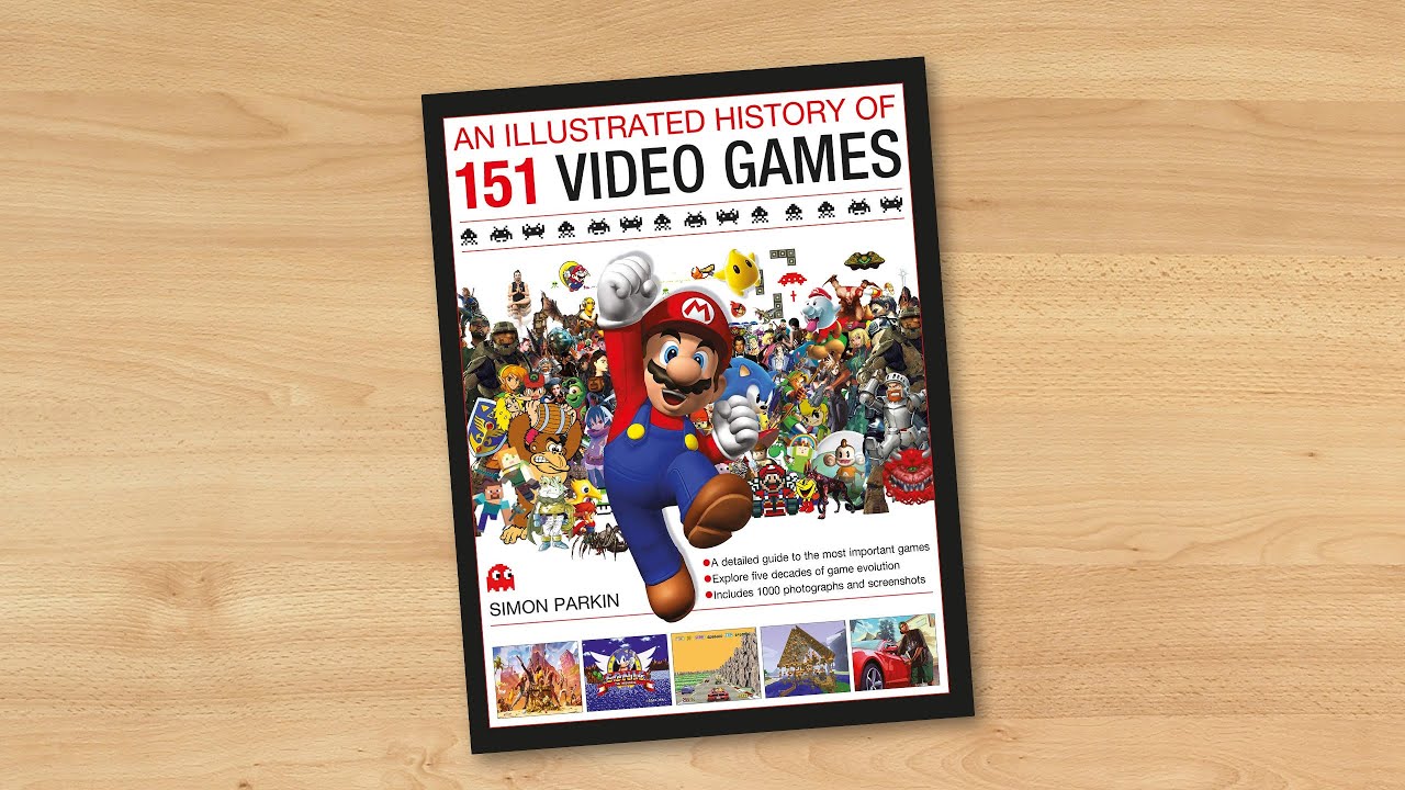 An Illustrated History of 151 Video Games (book flip)