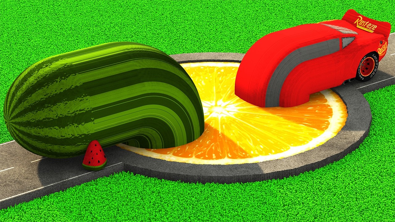 MONSTER TRUCK vs FRUIT PORTAL in Teardown