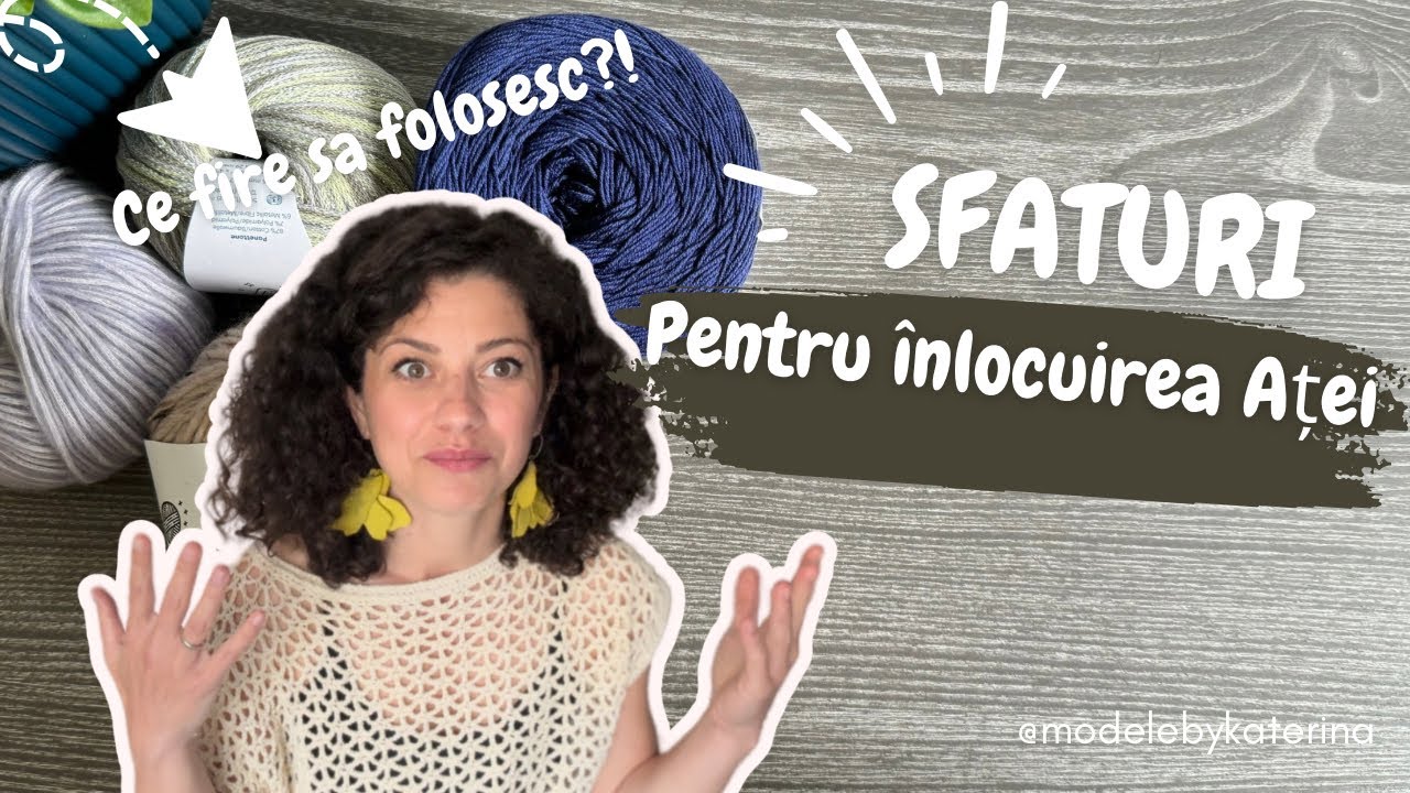 Sfaturi de croșetat: Cum să înlocuiești firele în modelele de croșetat