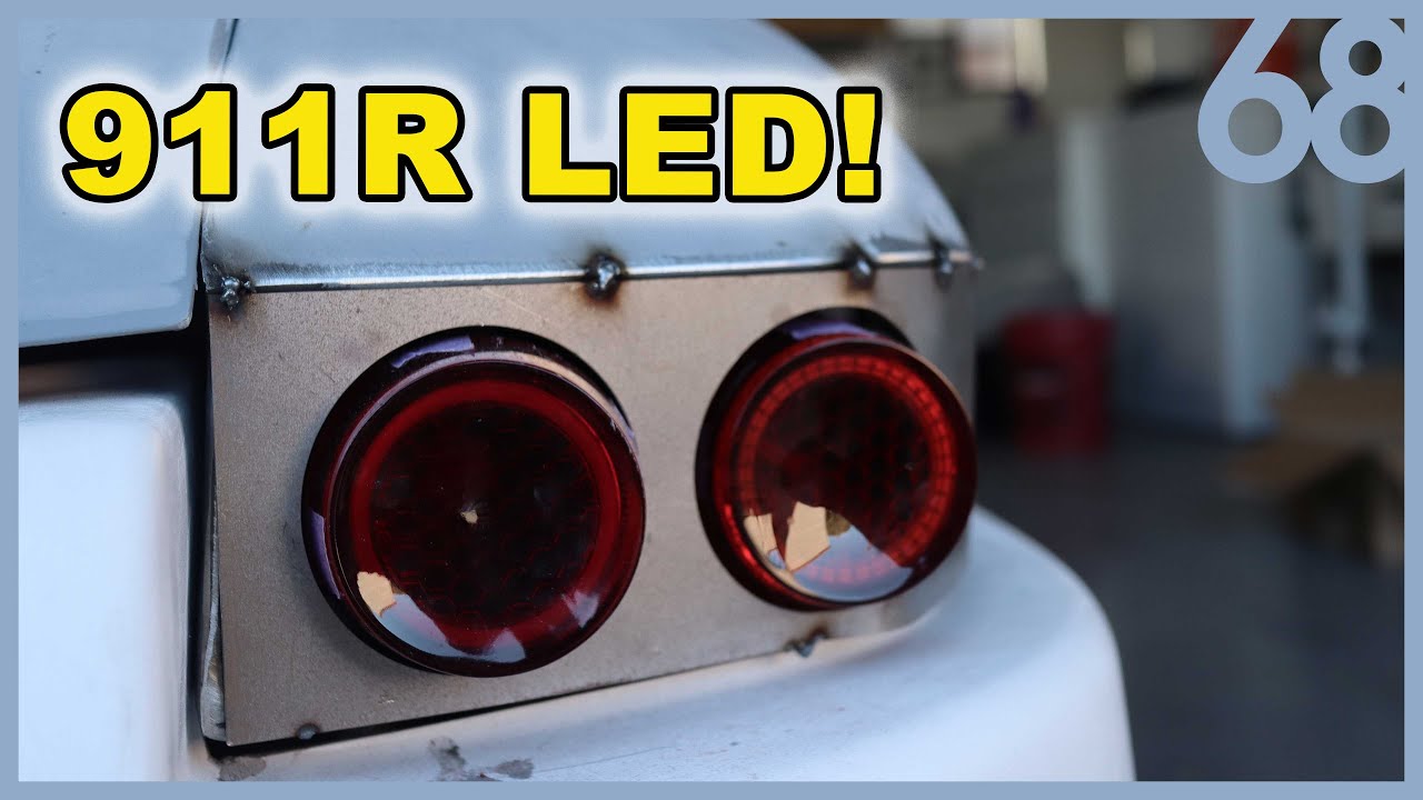 *CUSTOM* 3D Printed Porsche 911R Integrated LED Taillights - Subaru Porsche Swap Blasphemy Build 68