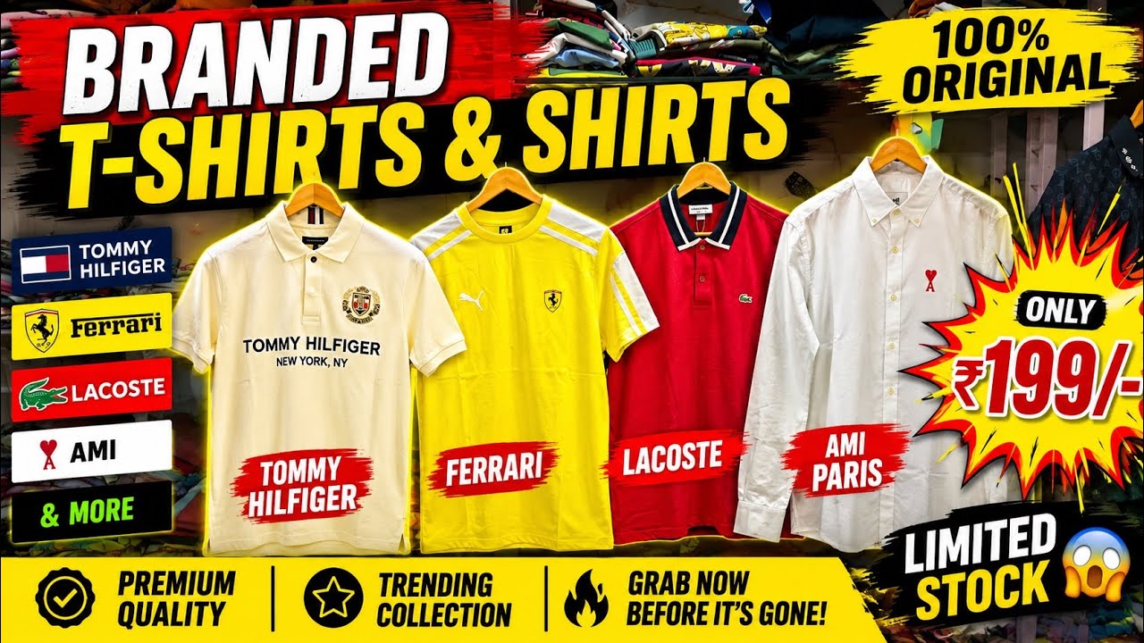100% ORIGINAL BRANDED CLOTHES AT THE CHEAPEST PRICES IN MUMBAI | EXPORT SURPLUS, PREMIUM RETAIL &...