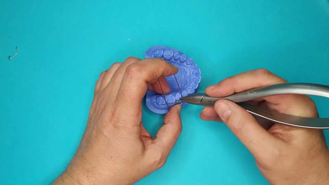 Wykonanie klamry grotowej - ORTODONCJA JEST FAJNA by Wujek Popa (how to bend a ortho arrow clasp)