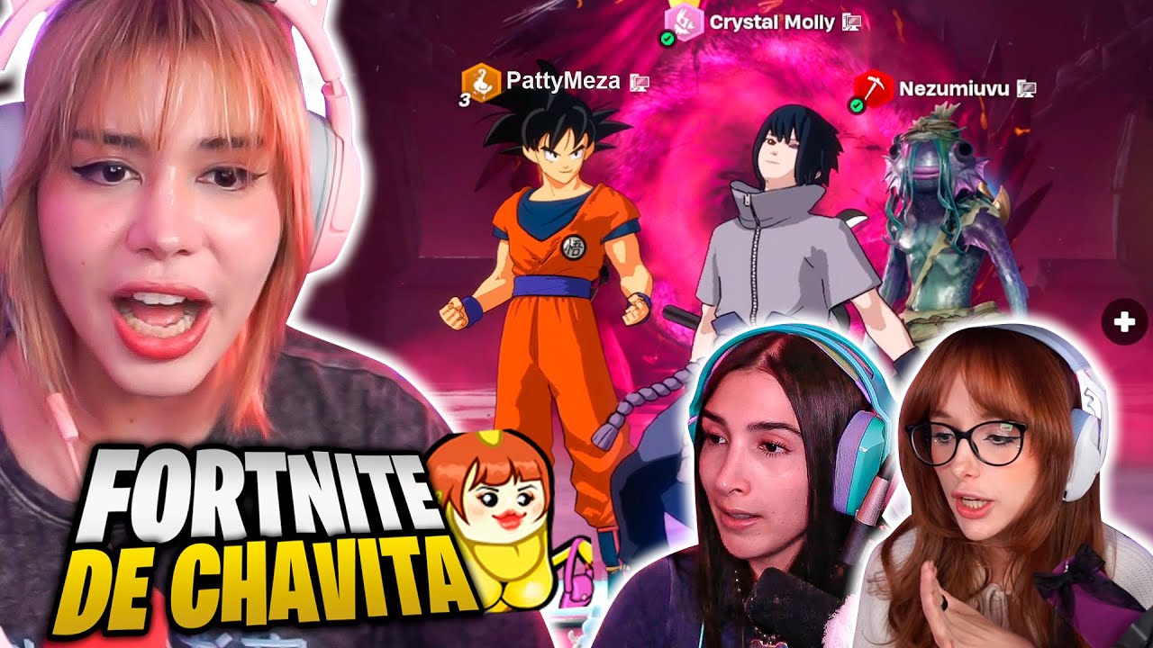 CRYSTAL MOLLY JUEGA FORTNITE CON PATTY Y NEZUMI! 😂😂
