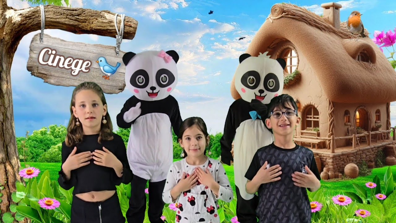 N&aacute;d a h&aacute;zam teteje - Gyerekdal - Pand&oacute; &eacute;s Pandi Kinderlieder children mix