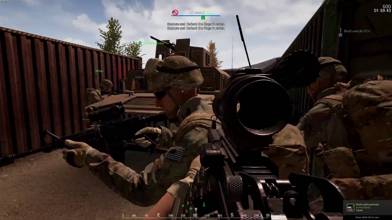 Squad V7 test game play with devs
