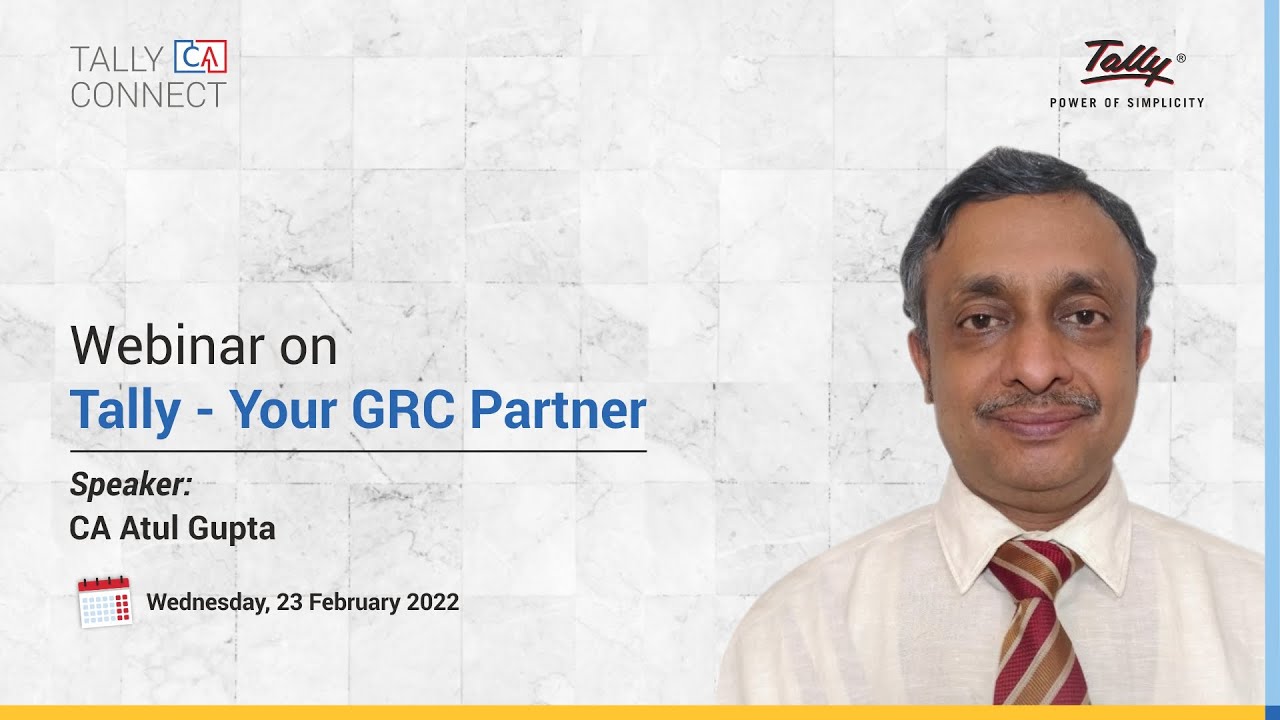 TallyPrime - Your GRC Partner | CA Atul Gupta | Tally CA Connect