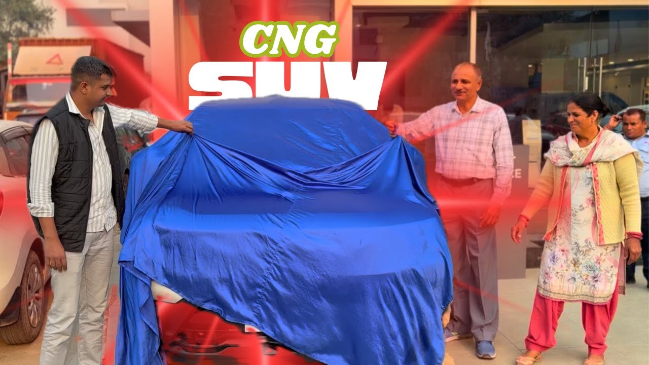 TAKING DELIVERY OF INDIA'S MOST LOVED CNG SUV🔥car delivery vlog