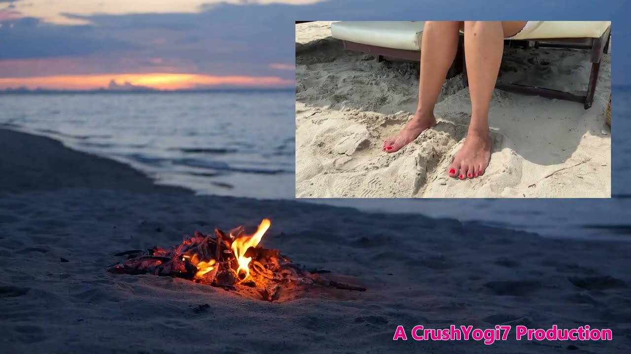 Foot Fetish Shoe Fetish Casual Beach Walk Part 3 