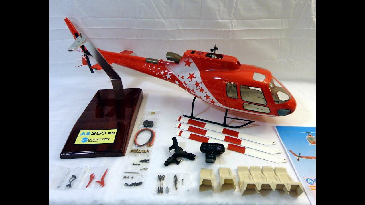 AS350 Eurocopter True Scale Step by Step Build Video Part 1