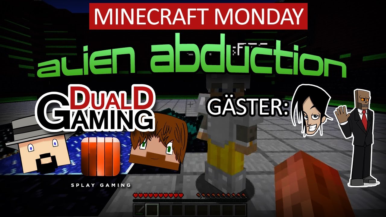 Minecraft M&aring;ndag Del 3 - Alien Abduction 1 DualDGaming & Valpskott DualDGamingExtra