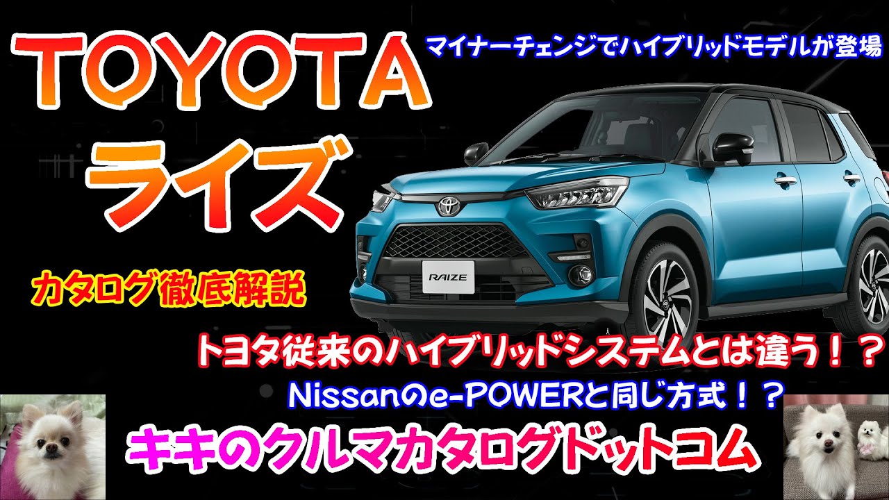 新型ライズカタログ徹底解剖！！ついにハイブリッドモデルも出た人気のコンパクトSUV。アクセサリーカタログも解説！！