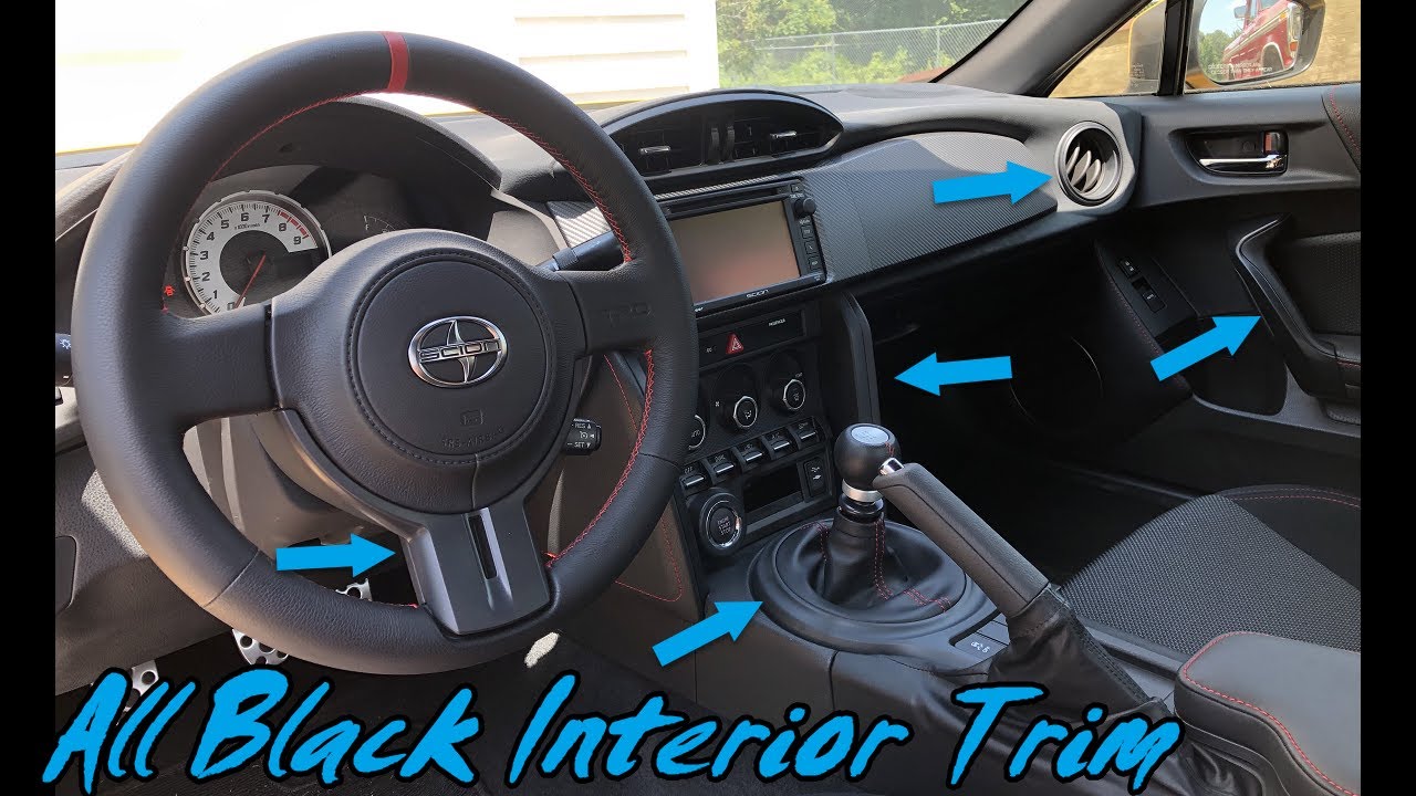 Blackout Interior Trim | Removal + Install | FRS/BRZ/GT86