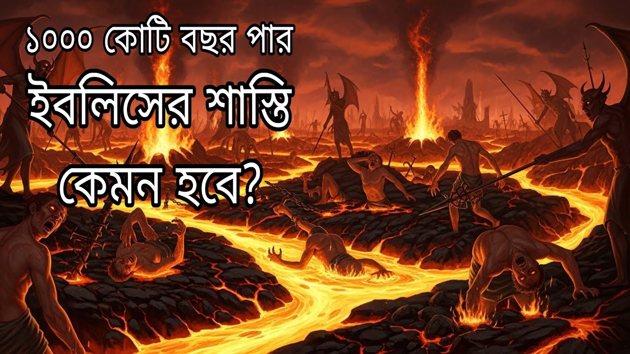 ১০০০ কোটি বছর পার ইবলিসের শাস্তি কেমন হবে? চামড়া পুড়ে নতুন চামড়া | ইবলিশের পরিণতি  জাহান্নাম