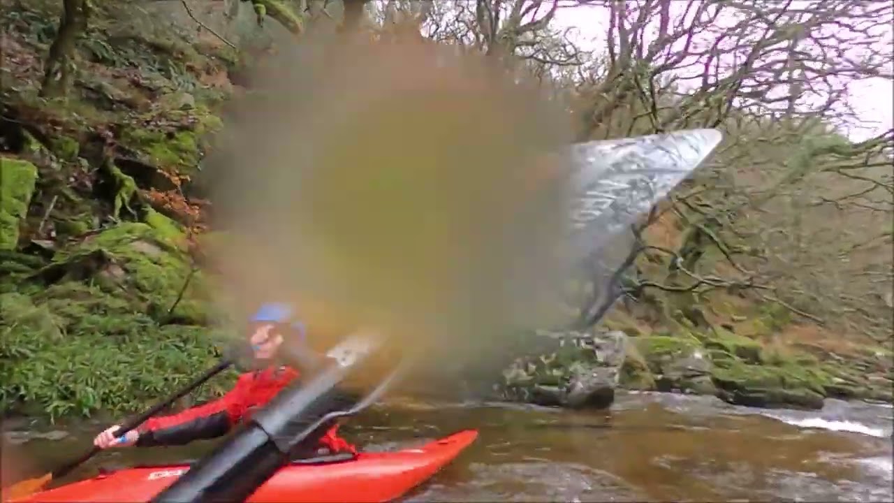 Upper Dart kayaking at 0 7m with OC1s