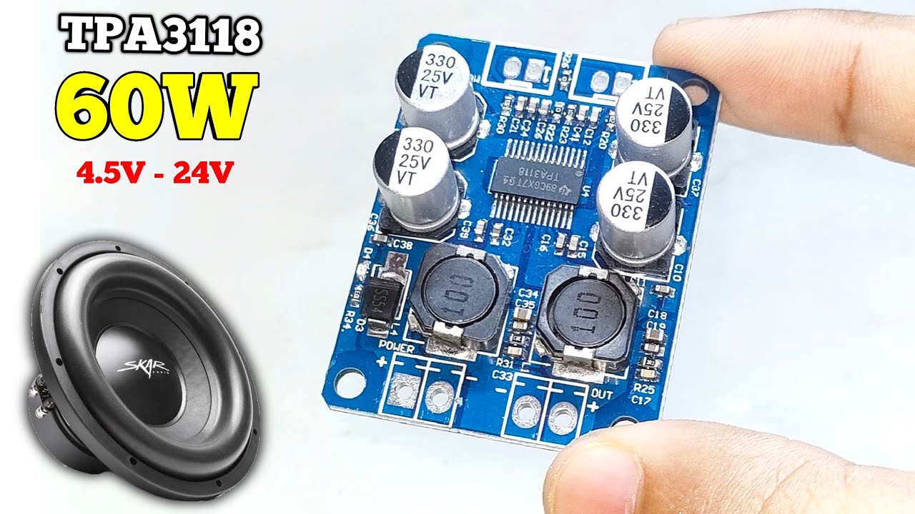 Testing the TPA3118 Mono Class-D Amplifier (Fake)