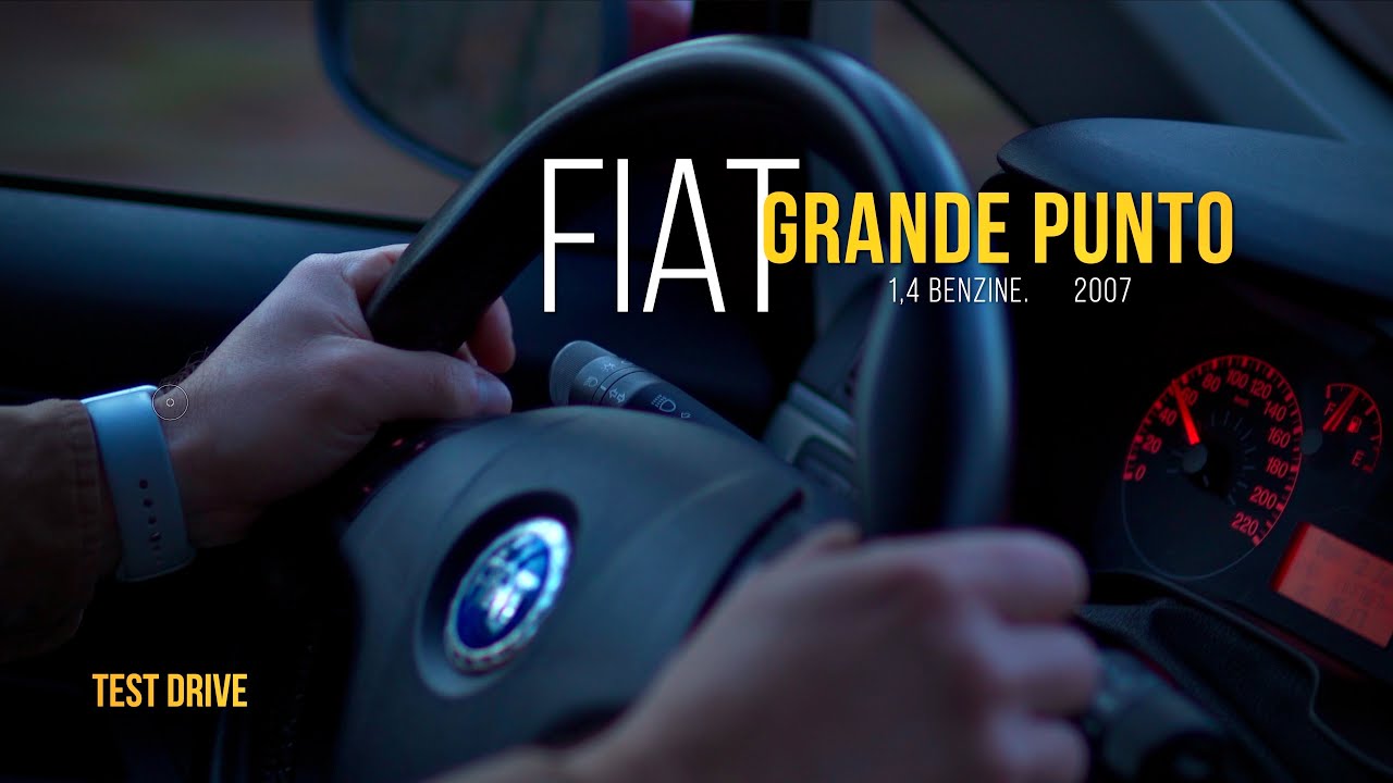 🚦FIAT Grande Punto 1.4 (2007)   Test drive