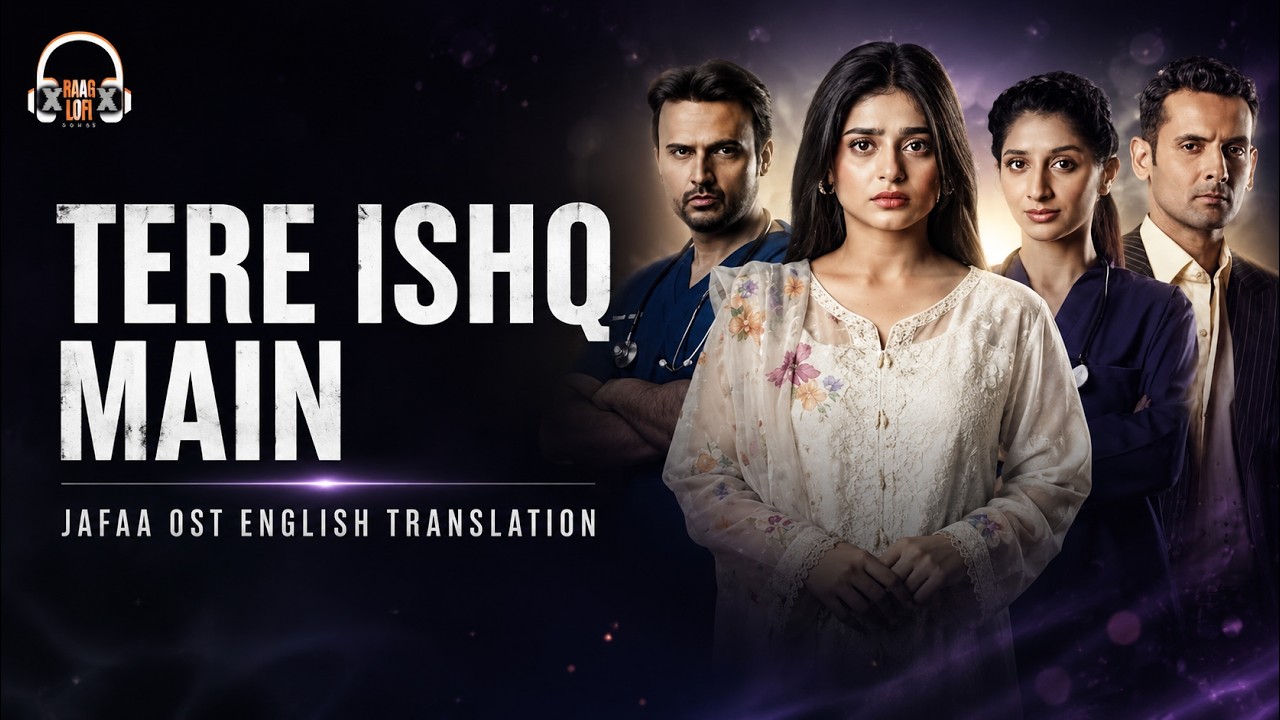 Tere Ishq Mein - Jafaa - OST🎵 [English Translation] #jafaa #pakistanidrama #ost #song