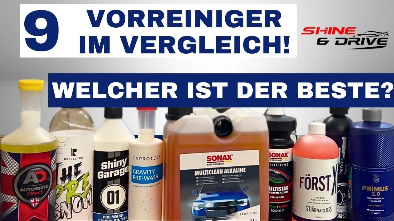 PRE-CLEANER im TEST! || Welcher reinigt am BESTEN? || Vorreinigervergleich 2024!