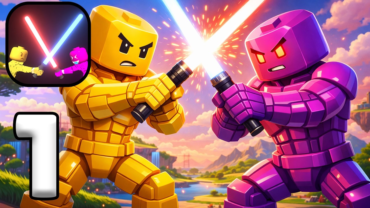 Draw Block Gladiator Gameplay Walkthrough Part 1 🧱 Build Blocks & Win Epic Battles (Android & iOS)