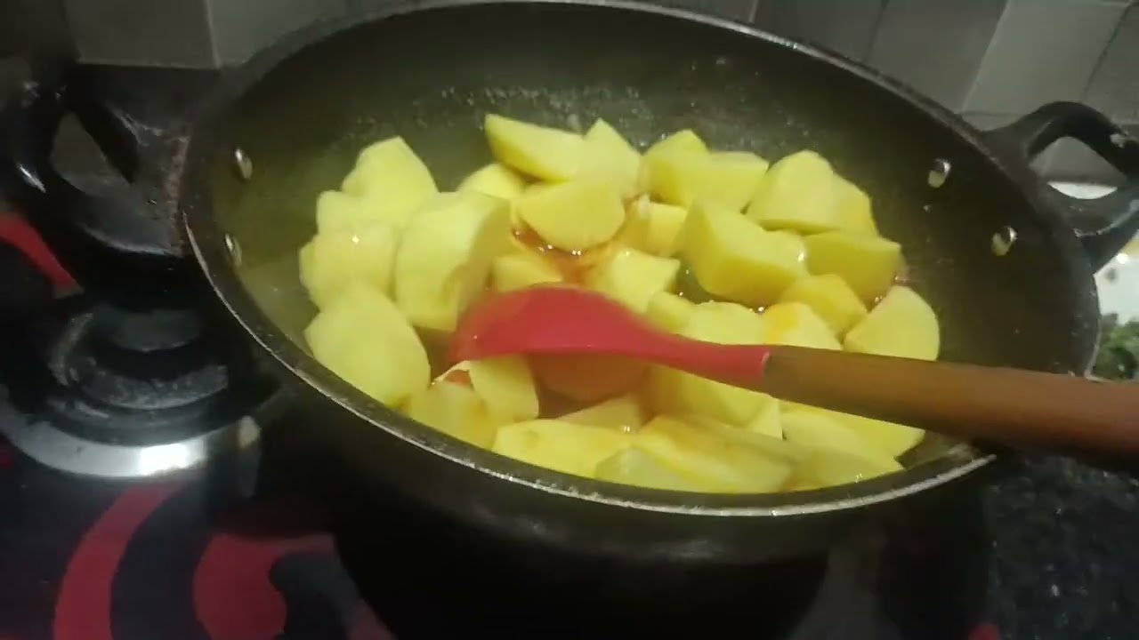 Aloo matar ricepe #vlog