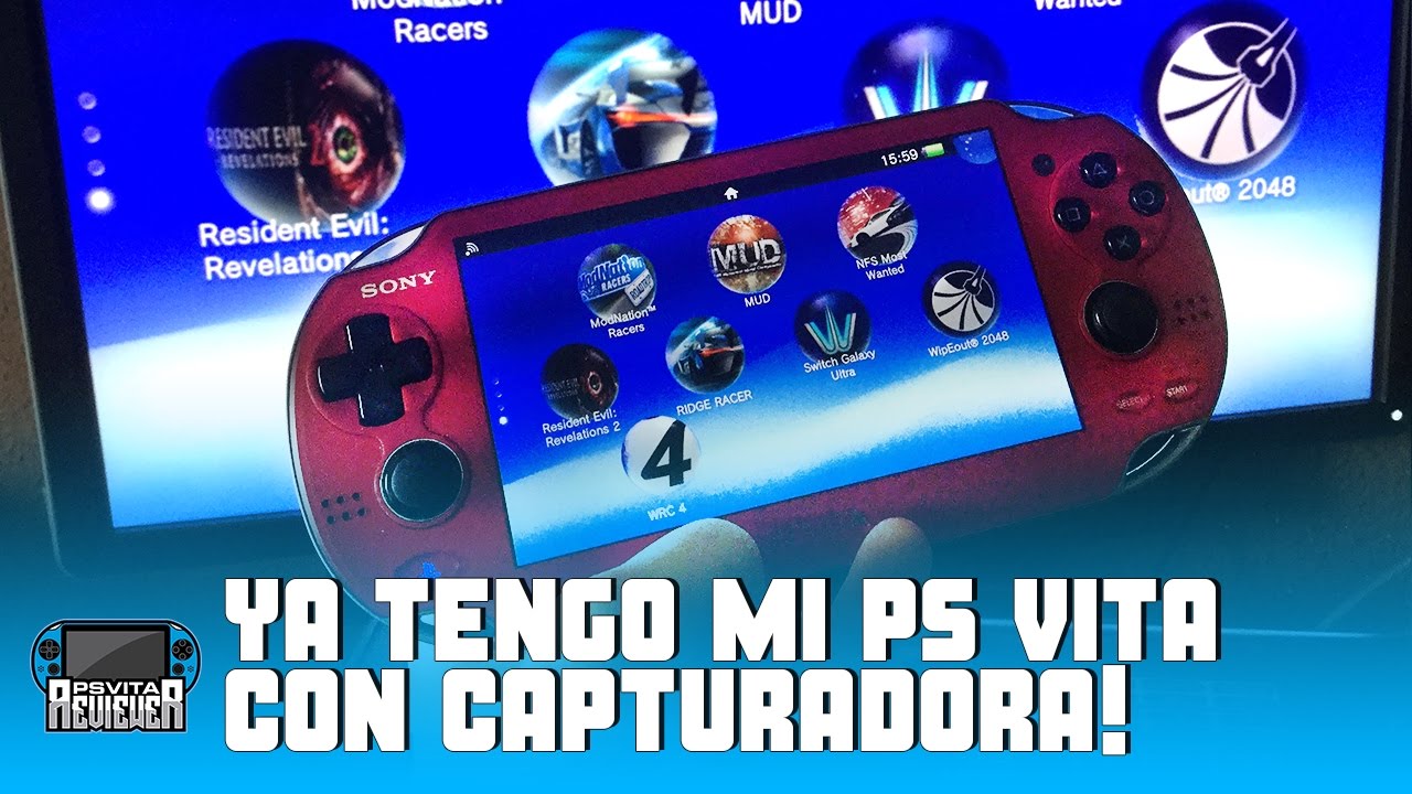 YA TENGO MI PS VITA CON CAPTURADORA!