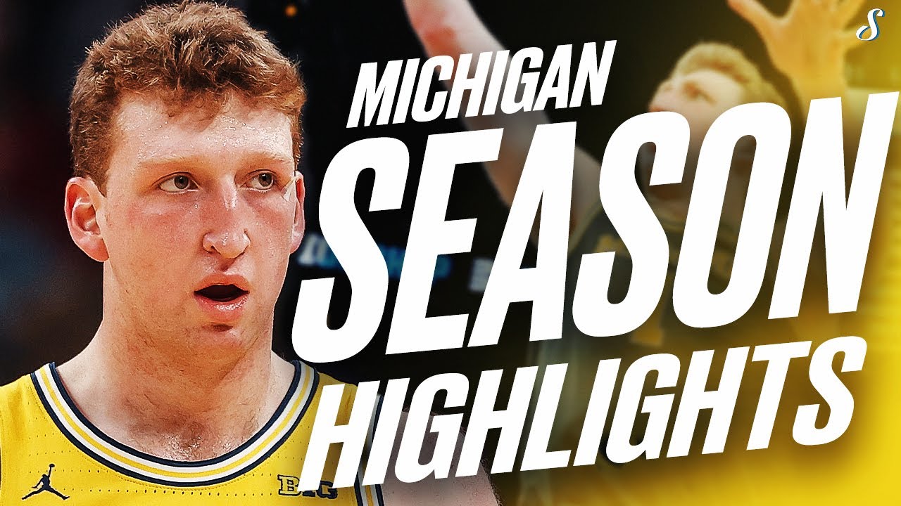 Danny Wolf Michigan Season Highlights | 13.2 PPG 9.7 RPG 3.6 APG 49.7 FG%