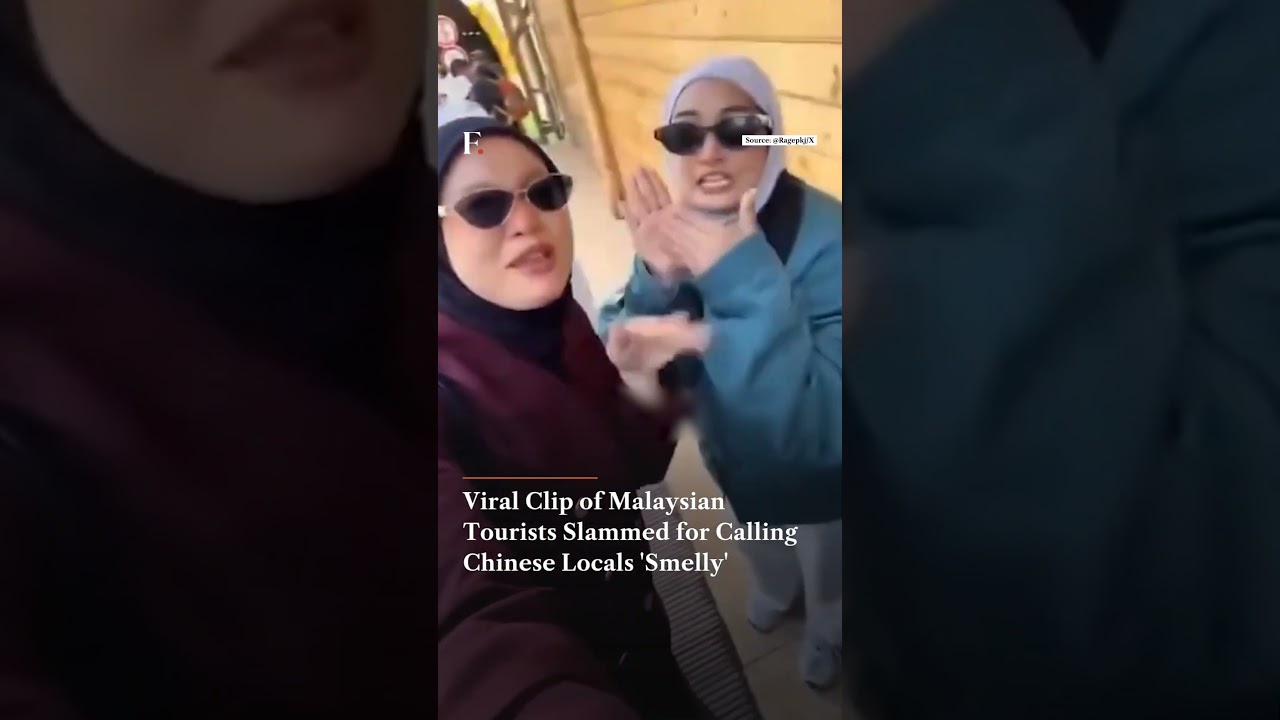 Viral Clip of Malaysian Tourists Slammed for Calling Chinese Locals 'Smelly' | Firstpost News | N18G