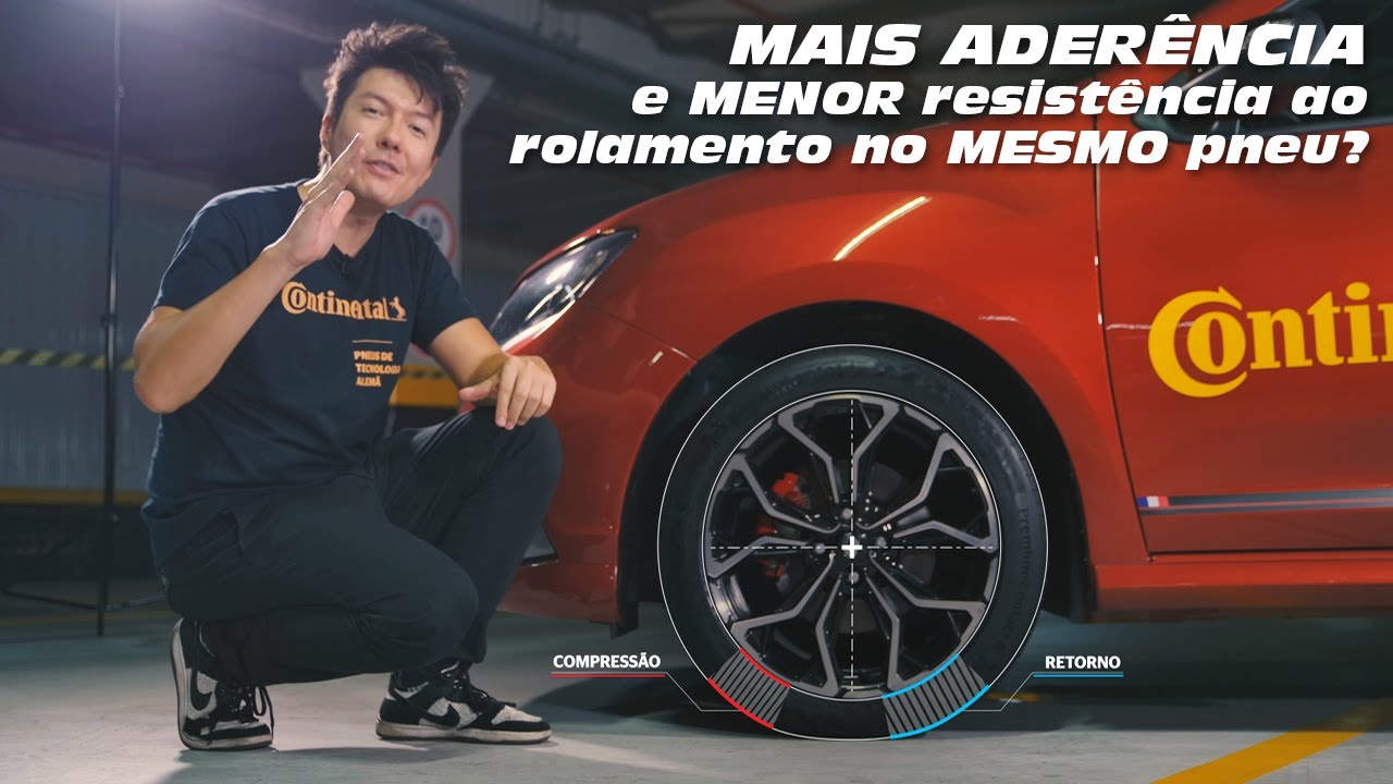 Pneus: MAIS ADERÊNCIA com MENOR resistência ao rolamento? Impossível... só que não