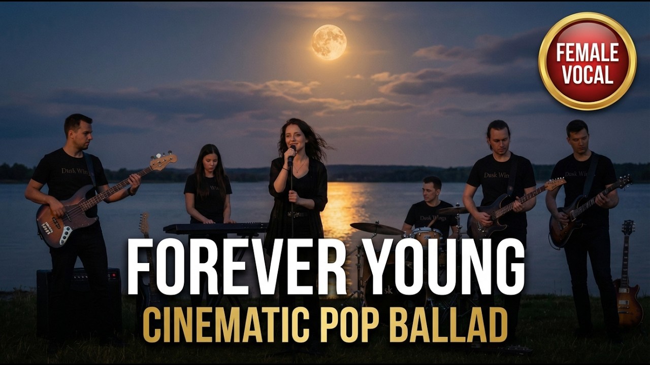 Dusk Wings - Forever Young (Cinematic Pop Ballad | Female Vocal & Lyrics)