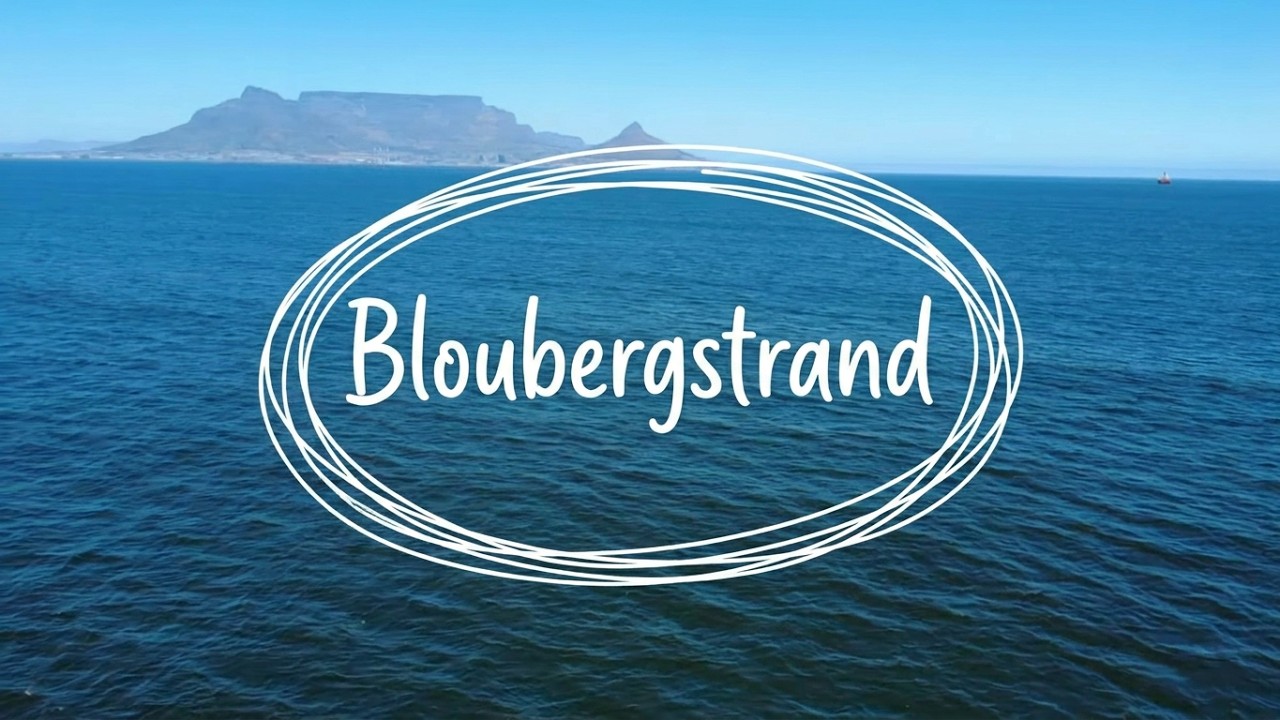 Bloubergstrand, Cape Town DJI drone 4K