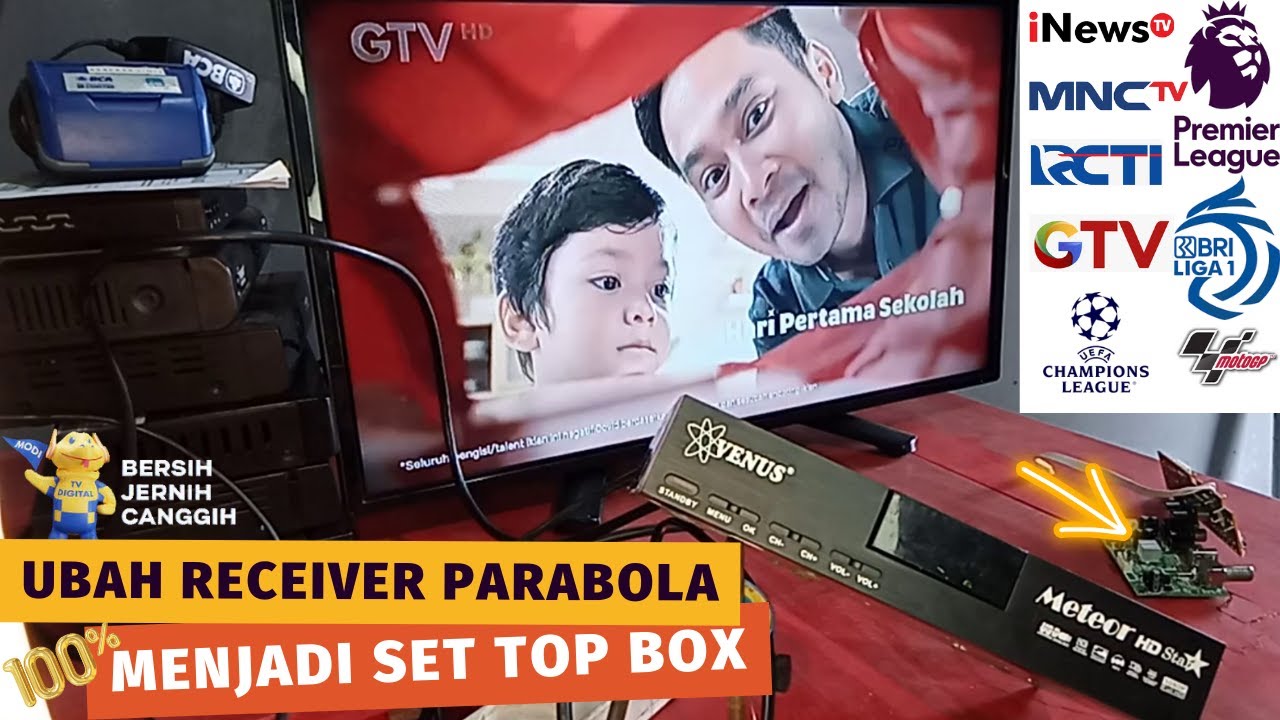 Cara Mengubah Receiver Parabola Menjadi Set Top Box